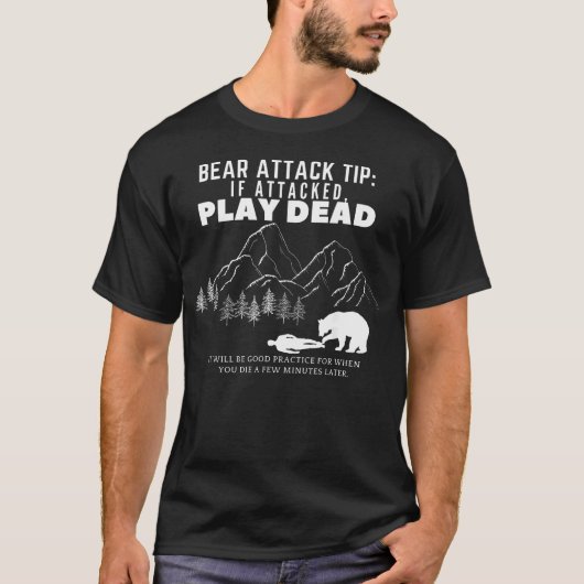楽しいキャンプ ハイキング アウトドア Tシャツ (正面)