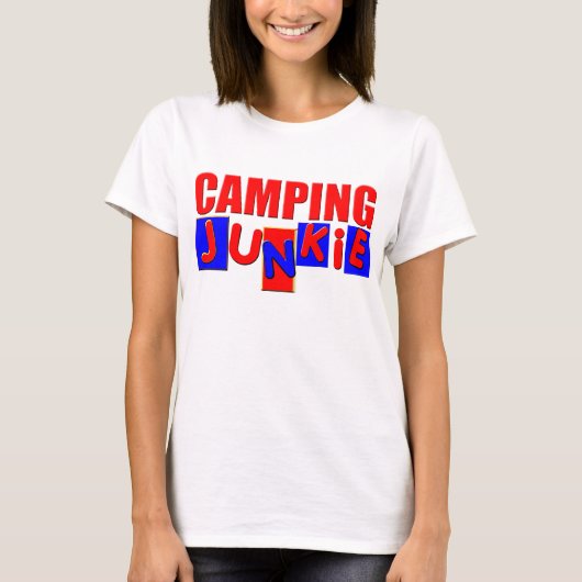 楽しいキャンプ Tシャツ (正面)
