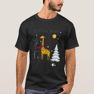 楽しいキリン 最高のクリスマス T- Tシャツ