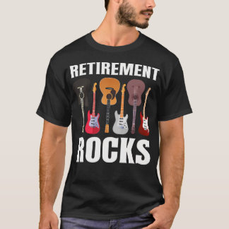 楽しいギターコレクター退職 Rocks ギタリスト Tシャツ