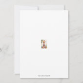 楽しいギフトとケーキのキリン |  招待状 (裏面)