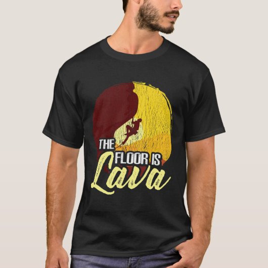 楽しいクライマー ボルダリング ザ・フロア Tシャツ (正面)