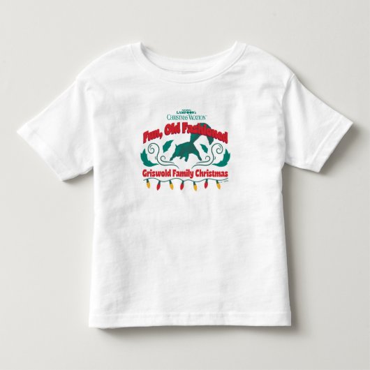 楽しいクラシックなグリズウォルド家のクリスマス トドラーTシャツ (正面)