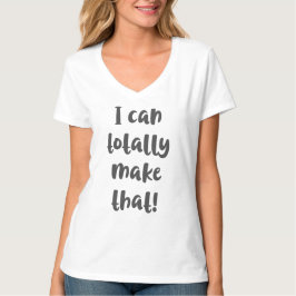 楽しいクラフターとDIYの名言ブラッシュレタリング Tシャツ