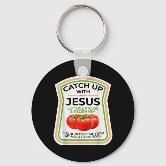 楽しいクリスチャンのカップ Psalm 37_4 主と共に歩む キーホルダー (正面)