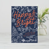 楽しいクリスマスとホリデーカード シーズンカード (スタンド正面)