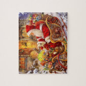 楽しいクリスマスと幸せな新年 ジグソーパズル (縦)