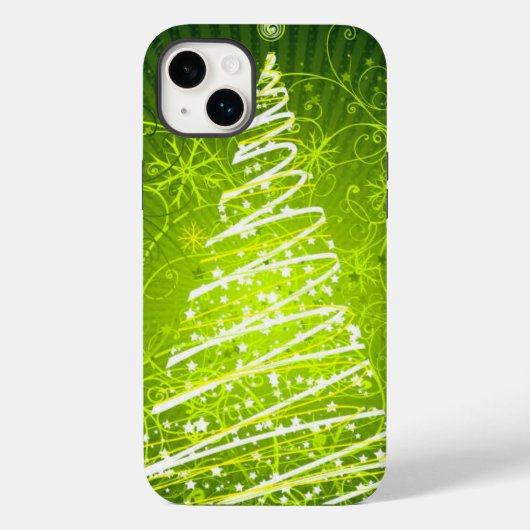 楽しいクリスマスと幸せな新年 Case-Mate iPhoneケース (裏面)