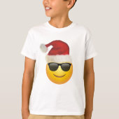 楽しいクリスマスのカッコいいのemojiのTシャツのギフトのアイディア Tシャツ (正面)