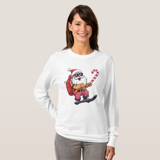 楽しいクリスマスのストリートウェア Tシャツ (正面フル)