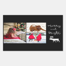 楽しいクリスマスのトナカイと写真を追加