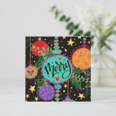 楽しいクリスマスのプレゼント オーナメント インスピリビティ シーズンカード (スタンド正面)