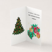 楽しいクリスマスのポストカード (内部)