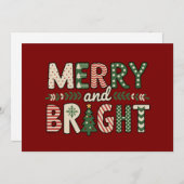 楽しいクリスマスのユーモアの雪の結晶 シーズンカード (正面/裏面)