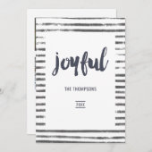 楽しいクリスマスの写真コラージュ シーズンカード (正面/裏面)