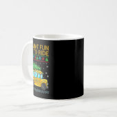 楽しいクリスマスの学校B コーヒーマグカップ (正面左)