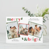 楽しいクリスマスの家族のひととき シーズンカード (スタンド正面)