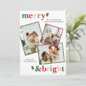 楽しいクリスマスの家族 シーズンカード (スタンド正面)