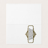 楽しいクリスマスの折り畳みカードを持っている (内部フラット)