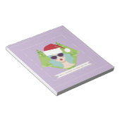 楽しいクリスマスの新年 ノートパッド (アングル)
