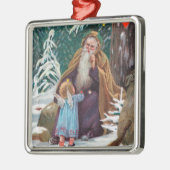 楽しいクリスマスの時間父のクリスマスとの メタルオーナメント (左)