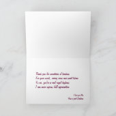 楽しいクリスマスの母カード シーズンカード (内部)