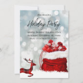 楽しいクリスマスの祝い 招待状 (正面)