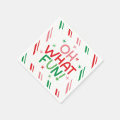 楽しいクリスマスの紙ナプキン スタンダードカクテルナプキン (角)