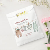 楽しいクリスマスの衣類ありがとう フェイバーバッグ (封をした状態)