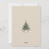 楽しいクリスマスの買い物写真 シーズンカード (裏面)
