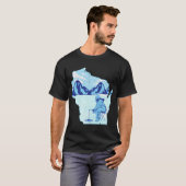 楽しいクリスマスの釣り Tシャツ (正面フル)