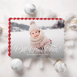 楽しいクリスマスの3枚の写真 メリークリスマス シーズンカード