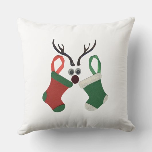 楽しいクリスマスをお過ごしください クッション (裏面)