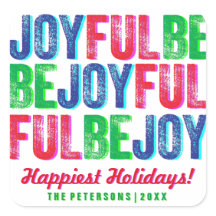 楽しいクリスマスカラフルの休日のレタープレス