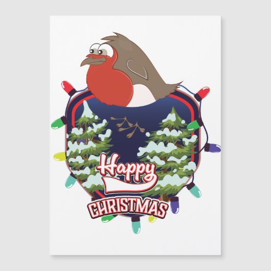 楽しいクリスマスカートルーニーロゴ (正面)