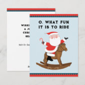 楽しいクリスマスカード シーズンカード (正面/裏面)