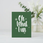 楽しいクリスマスカード シーズンポストカード (スタンド正面)