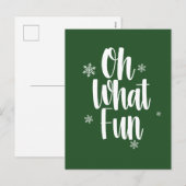 楽しいクリスマスカード シーズンポストカード (正面/裏面)