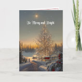 楽しいクリスマスカード デジタルアート カード (正面)