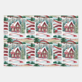 楽しいクリスマスコンボ ラッピングペーパーシート (正面)