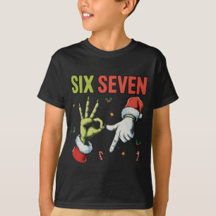 楽しいクリスマスシックスセブン6 7ミームXmasキッズ Tシャツ
