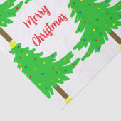 楽しいクリスマスツリーのお祭りデザイン 薄葉紙 (詳細)