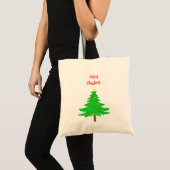 楽しいクリスマスツリーのお祭り トートバッグ (正面(商品))