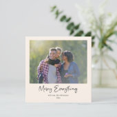 楽しいクリスマスツリーの写真 シーズンカード (スタンド正面)