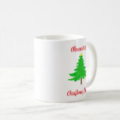 楽しいクリスマスツリー コーヒーマグカップ (正面右)
