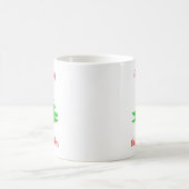 楽しいクリスマスツリー コーヒーマグカップ (中央)