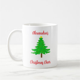 楽しいクリスマスツリー コーヒーマグカップ