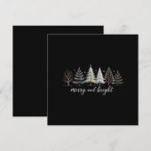 楽しいクリスマスツリー シーズンカード (正面/裏面)