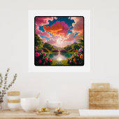 楽しいクリスマスディナーテーブルインスピレーション ポスター (キッチン)