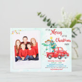 楽しいクリスマスパーティーのお誘い クリスマス 招待状 (スタンド正面)